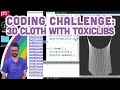 Coding Challenge #20: 3D Cloth with toxiclibs