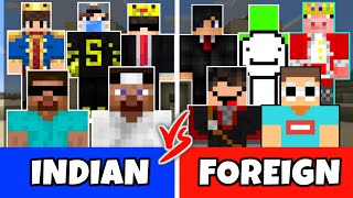 INDIAN Minecraft Gods Vs FOREIGN Minecraft Gods | Who is Best ? #Smartypie GamerFleet #Jack proboiz