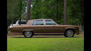 1981 Cadillac Fleetwood Brougham Sedan Walk-around Video