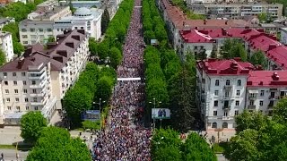 Празднование 72-ой годовщины Великой Победы. Нальчик. 2017 год