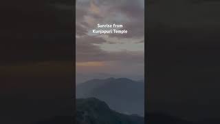 Sunrise #ytshorts #ytshortsindia #shorts #viralvideo #rishikesh #sunrise #kunjapuritemple #trekking