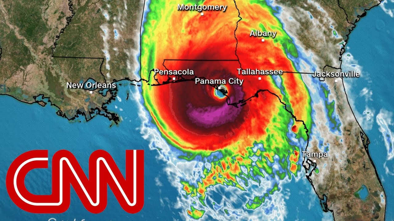 Hurricane Michael Makes Landfall With 155 Mph Winds - YouTube