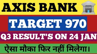 Axis Bank latest news, Axis Bank latest target 🎯, Axis Bank tomorrow target, Axis bank analysis 🏦