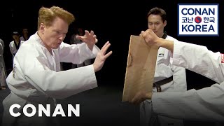 Conan Becomes A Tae Kwon Do Master | CONAN on TBS
