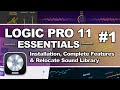 Logic Pro 11 - #01 Installation, Complete Features & Relocate Sound Library