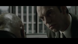 The Matrix (1999) Agent Smith Interrogates Morpheus [4K Clip]