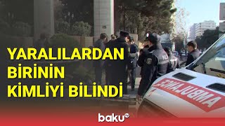 Bakıda silahlı insident zamanı 2 nəfər güllələndi - BAKU TV