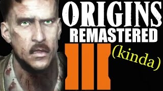 BLACK OPS 3 ZOMBIES "ORIGINS REMASTERED" (sort of...) CoD BO2 Remake Zombies Map Gameplay