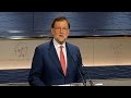 Rajoy dice que sería una locura repetir las elecciones en España