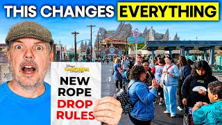 HUGE change to Rope Drop Rules at California Adventure