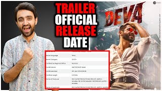 Deva Trailer Official Release Date | Deva Trailer Update | Deva Trailer | Deva Trailer | Shahid K