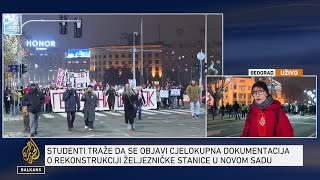 Protesti podrške napadnutim studentima u Beogradu