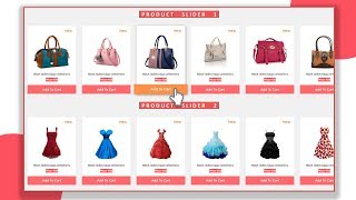 E-Commerce Product Slider Using HTML CSS and JavaScript