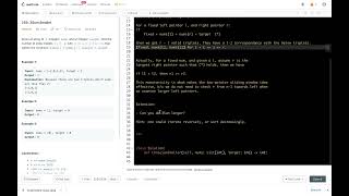 leetcode 259. 3Sum Smaller - two-pointer trick