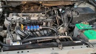 Toyota allion sequential injection LPG conversion এলপিজি গ্যাস সংযোগ কার ইঞ্জিন