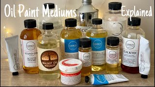 Oil Paint Mediums And How To Use Them!
