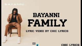 Bayanni Family lyric Video from Mavin Records