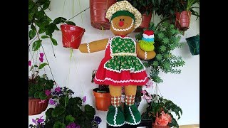 Muñeca Galleta Jengibre Navideña, moldes Gratis./ DIY. / Ginger Girl