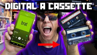 Cómo GRABAR MUSICA DIGITAL a un CASSETTE  📼😎🎵 #retro #cassette