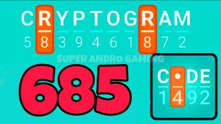 CRYPTOGRAM 685