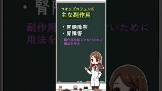 ロキソプロフェンについて1分で解説（ロキソニン）【おしえて!!1分でお薬解説】