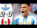 Argentina Vs Peru 2-0 - All Goals & Full Match Highlights | Copa America 2024