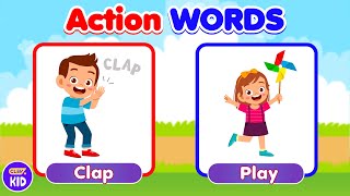 ClevKid | Learn Action Words for Kids, Toddlers \u0026 Preschool