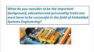 Embedded Systems & Device Software Engineering: Education Planning Session (2/15/2017)