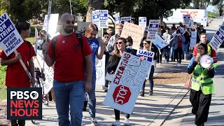Largest-ever strike by higher education workers disrupts University of California classes