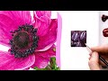 How to paint a 3D flower centre in watercolour