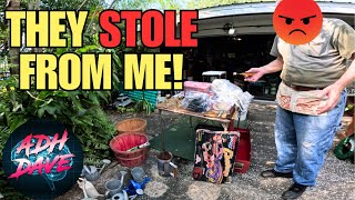 Irreplaceable item STOLEN from this garage sale!