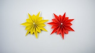 Paper Flower - How To Make Paper Flower - Easy Flower for beginners - DIY