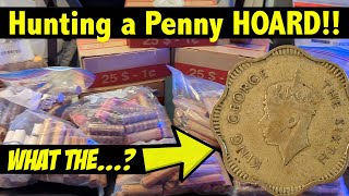 I got 50 THOUSAND Canadian Pennies! 20 BOXES!! Huge haul of FOREIGN coins!!