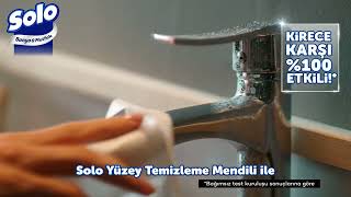 Solo Yüzey Temizleme Mendili ile kireci sil geç!