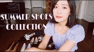 每个美少女的鞋柜里永远都少了一双鞋，不是吗？😁 夏日鞋子合集！summer shoes collection｜Celine｜gucci｜hermes