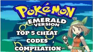 My TOP 5 Pokemon Emerald Cheat Codes // Cheat code compilation