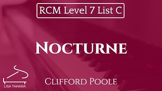 Nocturne by Clifford Poole (RCM Level 7 List C - 2015 Piano Celebration Series)