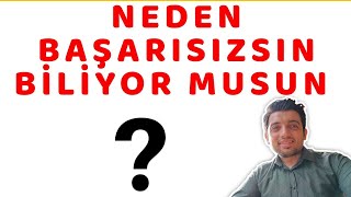 Neden Başarısızsın !!! | YKS | KPSS | DGS