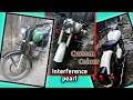 Royal Enfield classic 350 (2017) Restoration and Custom Paint Job in violet interference pearl