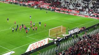 Adil Rami et communion DVE- joueurs Lille Troyes 5-1 15-01-2023 #losc #estac #loscestac