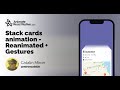 🃏React Native Stack cards animation