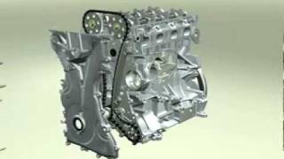 Engine assembly animated