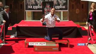 Actor Dwayne Johnson 'The Rock' thanks Spielberg  | Super housefull | News7 Tamil