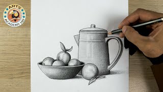 how to draw | how to draw still life | easy drawing | pencil drawing  رسم سهل | رسم