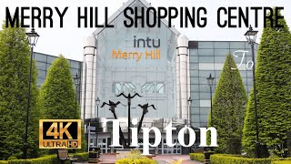 Merry hill  shopping centre to Tipton West Midlands / Driving in Black Country England