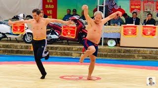 Lão tướng Phí Hữu Tình - đô vật U70 (Vật dân tộc biểu diễn) #wrestling #vietnam (Ep.446)