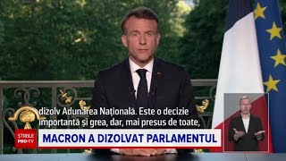 Avertismentul experților după ce Macron a dizolvat Parlamentul francez