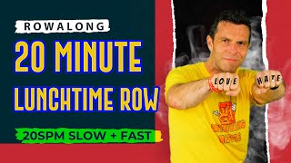 20 Minute Rowing Machine Workout - RowAlong