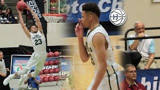 Kevin Knox DROPS 40 Points In Front of UNC Coach Roy Williams! 7-7 From 3 in State Semi-Final!