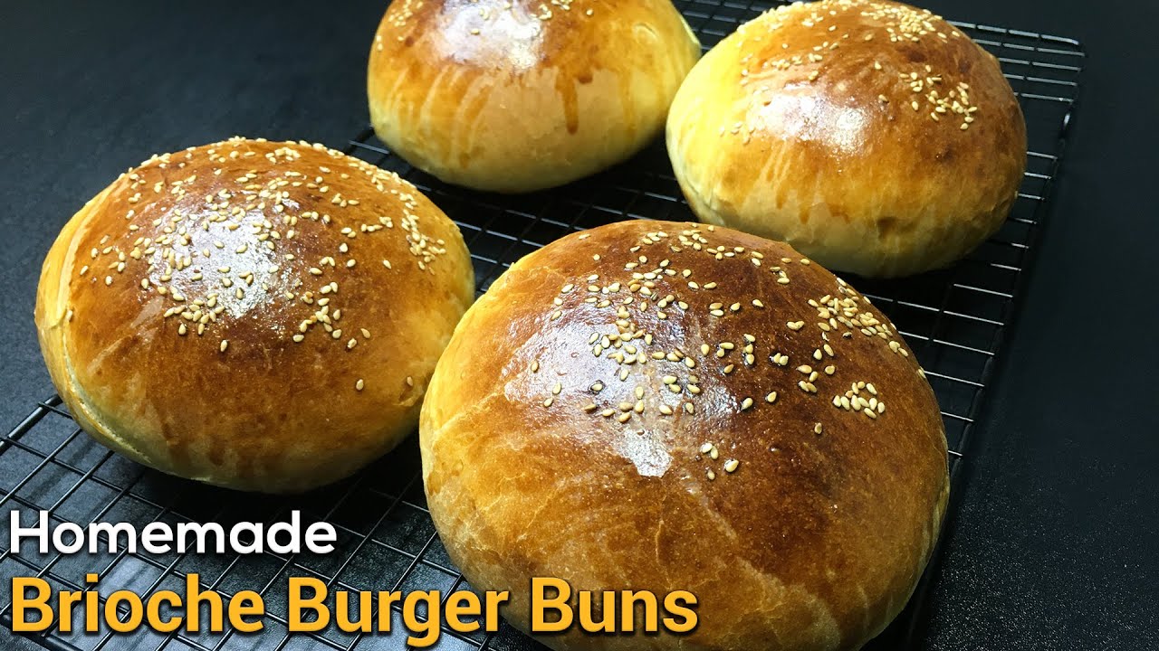 Homemade Brioche Burger Buns! Tastiest Bun Recipe You'll Ever Make👌 ...